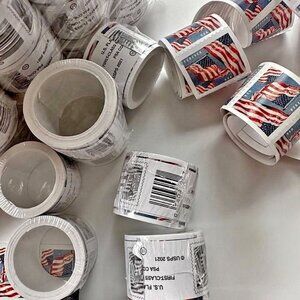 1000 pcs of 2022 U.S. Forever Flag stamps USPS Issued Valid for Mailing